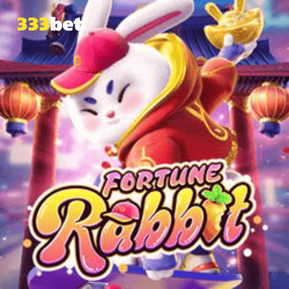 Interface de jogos na 333BET incluindo Fortune Rabbit